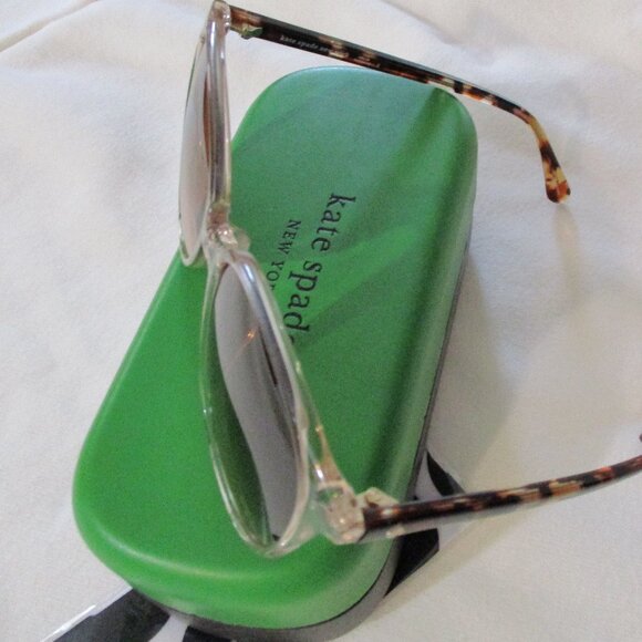 Kate Spade Kaiafs Crystal Oversized Round Sunglasses New in Case - Picture 7 of 9